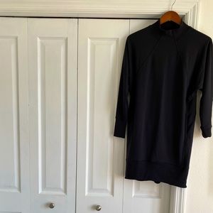 Lululemon Athletica Dresses | Lululemon Mock Neck Dress | Color: Black | Size: 4